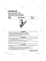 Hitachi NR 83AA4 Manual de usuario