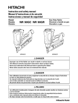 Hitachi NR90GR - Power Tools 3-1/2'' Full Manual de usuario