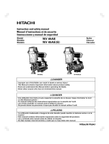 Hitachi NV45AES - Coil Roofing Nailer Manual de usuario