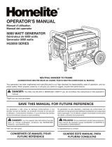 Homelite HGCA4500 Series Manual de usuario