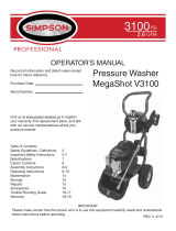 Simpson MEGASHOT V3100 Manual de usuario