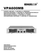 HQ-Power VPA600MB Manual de usuario