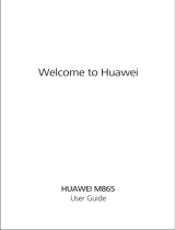 Huawei M865 Manual de usuario