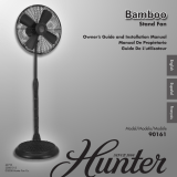 Hunter Bamboo 90161 Manual de usuario