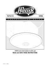 Hunter Fan 81004 Manual de usuario