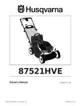 Husqvarna 87521HVE Manual de usuario