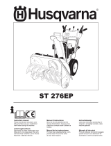 Husqvarna Sneeuwmachine ST 276EP Manual de usuario