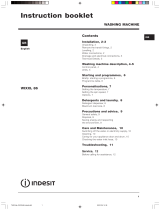 Indesit WIXXL 86 Manual de usuario