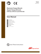 Ingersoll-Rand ETW-E75 Manual de usuario