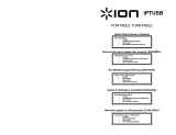 iON IPTUSB Manual de usuario