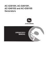 John Deere AC-G3010H Manual de usuario