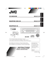 JVC KD-G110 Manual de usuario