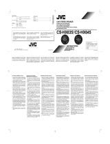 JVC CS-HX645 Manual de usuario