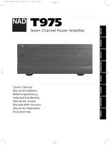 NAD T975 Manual de usuario