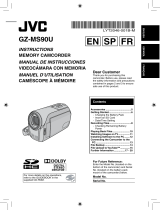 JVC GZ-MS90 Manual de usuario
