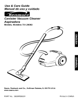 Kenmore 26082 - Canister Vacuum, Yellow Manual de usuario