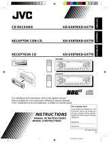 JVC KD-SX770 Manual de usuario