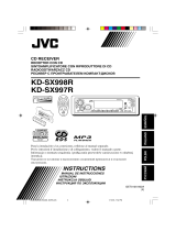 JVC KD-SX998R Manual de usuario