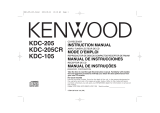Kenwood KDC-105 Manual de usuario