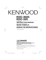 Kenwood KDC-325 Manual de usuario