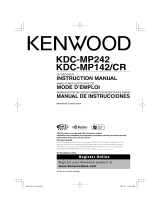 Kenwood KDC-MP142CR Manual de usuario