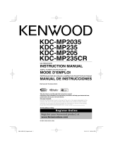 Kenwood KDC-MP2035 Manual de usuario