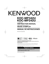 Kenwood KDC-MP342U Manual de usuario
