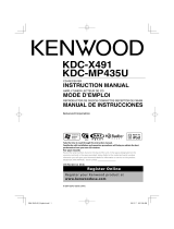 Kenwood KDC-MP435U Manual de usuario