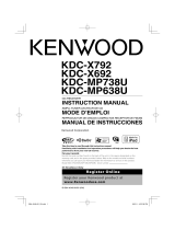 Kenwood eXcelon KDC-X792 Manual de usuario
