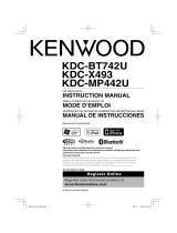 Kenwood KDC-X493 Manual de usuario