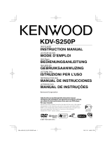 Kenwood KDV-S250P Manual de usuario