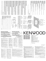 Kenwood KFC-W1010 Manual de usuario