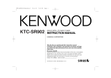 Kenwood KTC-SR902 - Sirius Satellite Radio Tuner Manual de usuario