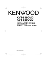 Kenwood KVT-839DVD Manual de usuario