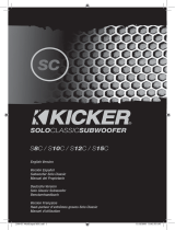 Kicker S15C Manual de usuario
