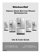 KitchenAid French Door Bottom Mount Refrigerator Manual de usuario