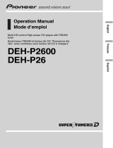 Pioneer DEH-P2600 Manual de usuario