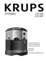 Krups ORCHESTRO F889 Manual de usuario