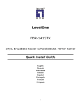 LevelOne FBR-1415TX Manual de usuario