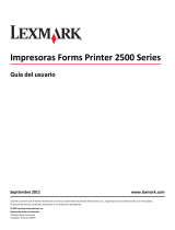 Lexmark 2500 Manual de usuario