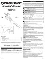 Troy-Bilt TB195BV Manual de usuario