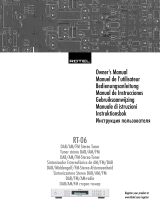 Rotel RT-06 Manual de usuario