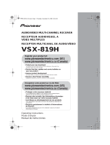 Pioneer VSX-819H-K Manual de usuario