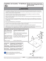 Peerless Industries PM 20W Manual de usuario