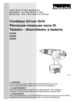Makita 6319d drill Manual de usuario