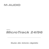 M-Audio 96 Manual de usuario