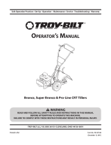 Troy-Bilt Pro-Line CRT Manual de usuario