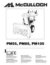 McCulloch PM105 Manual de usuario