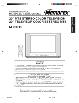 Memorex MT2012 Manual de usuario