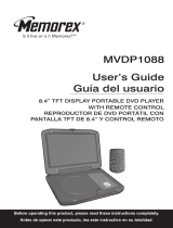 Memorex MVDP1085-FLRP - DVD Player - 8 Manual de usuario